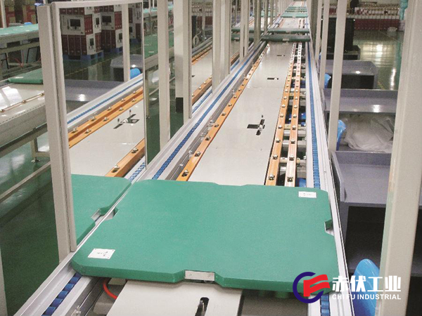 工裝板帶電倍速鏈組裝線(xiàn)CF-018(圖1)